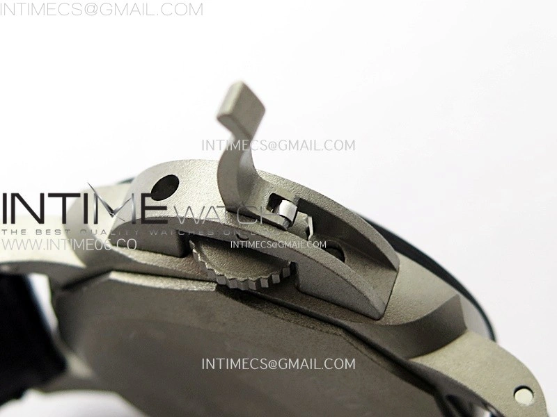 PAM1279 X Luminor GMT 42mm Titanium VSF 1:1 Best Edition Blue Dial on Black Leather Strap P.9011 Super Clone